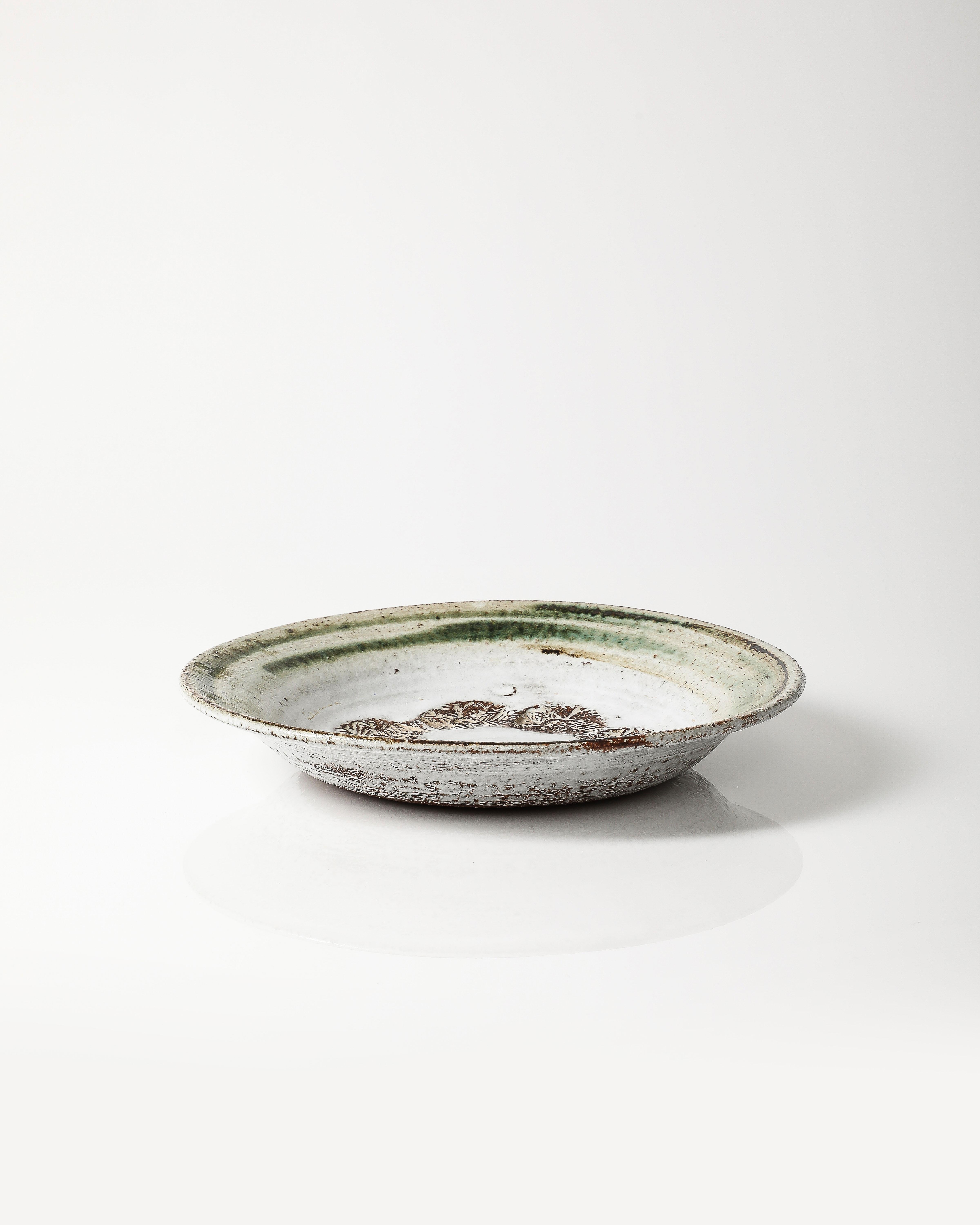 Glazed Ceramic Plate by Albert Thiry, France, c. 1970 8
