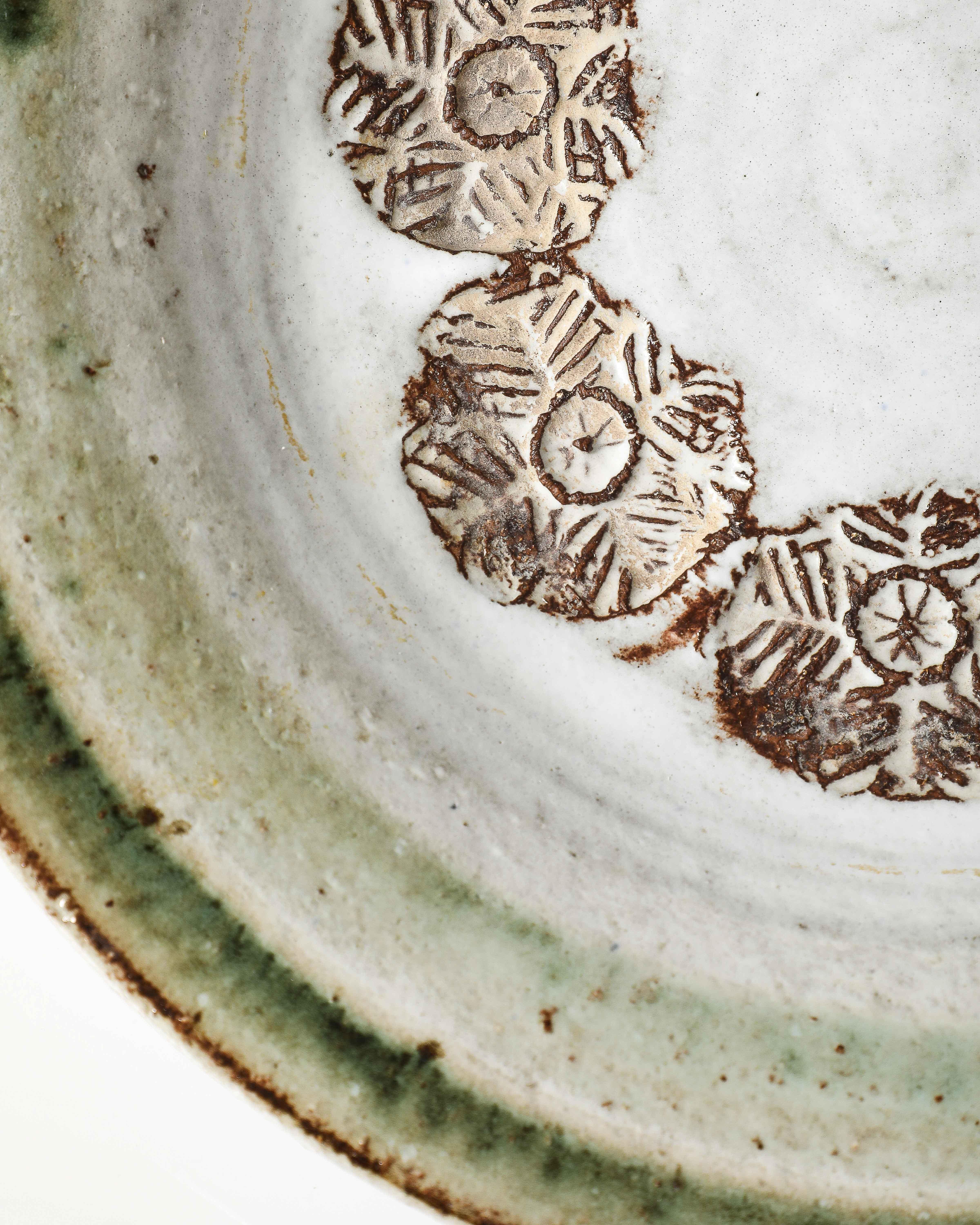 Glazed Ceramic Plate by Albert Thiry, France, c. 1970 10