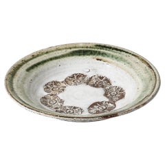 Glazed Ceramic Plate by Albert Thiry, France, c. 1970