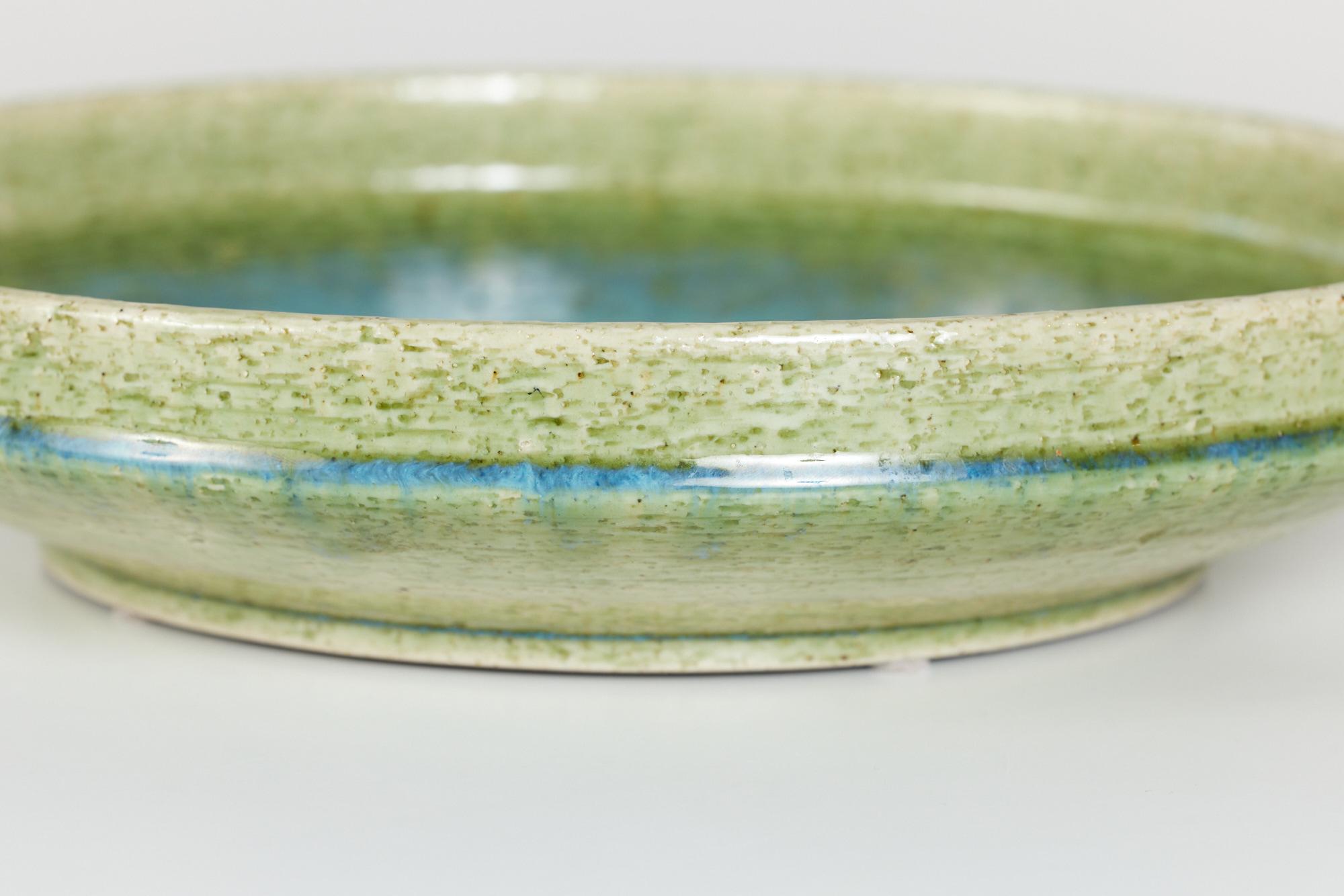 Glazed Ceramic Plate by Palshus 6