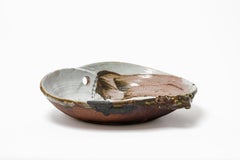 Piatto in ceramica smaltata di Michel Lanos