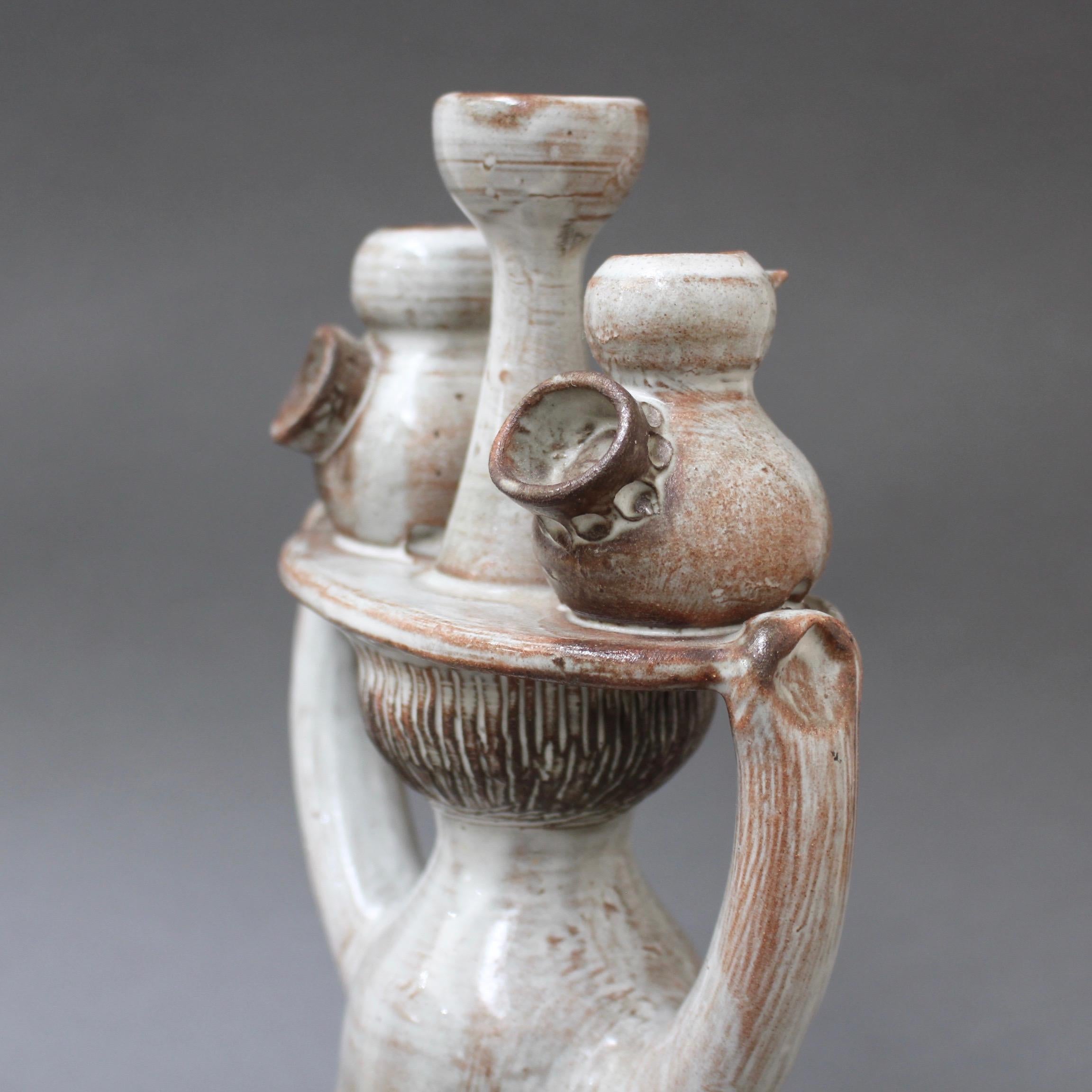 Glazed Ceramic Pottery Carrier by Jacques Pouchain / Atelier Dieulefit 7