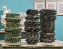 Glazed ceramic  sculptural vase by Freyja Dorren Unique Contemporary UK