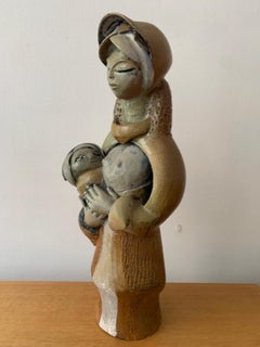 Glazed ceramic sculpture by jean Brisy