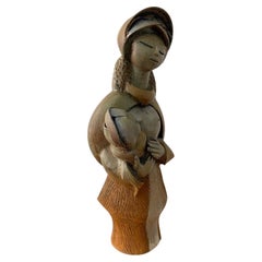 Glazed ceramic sculpture by jean Brisy