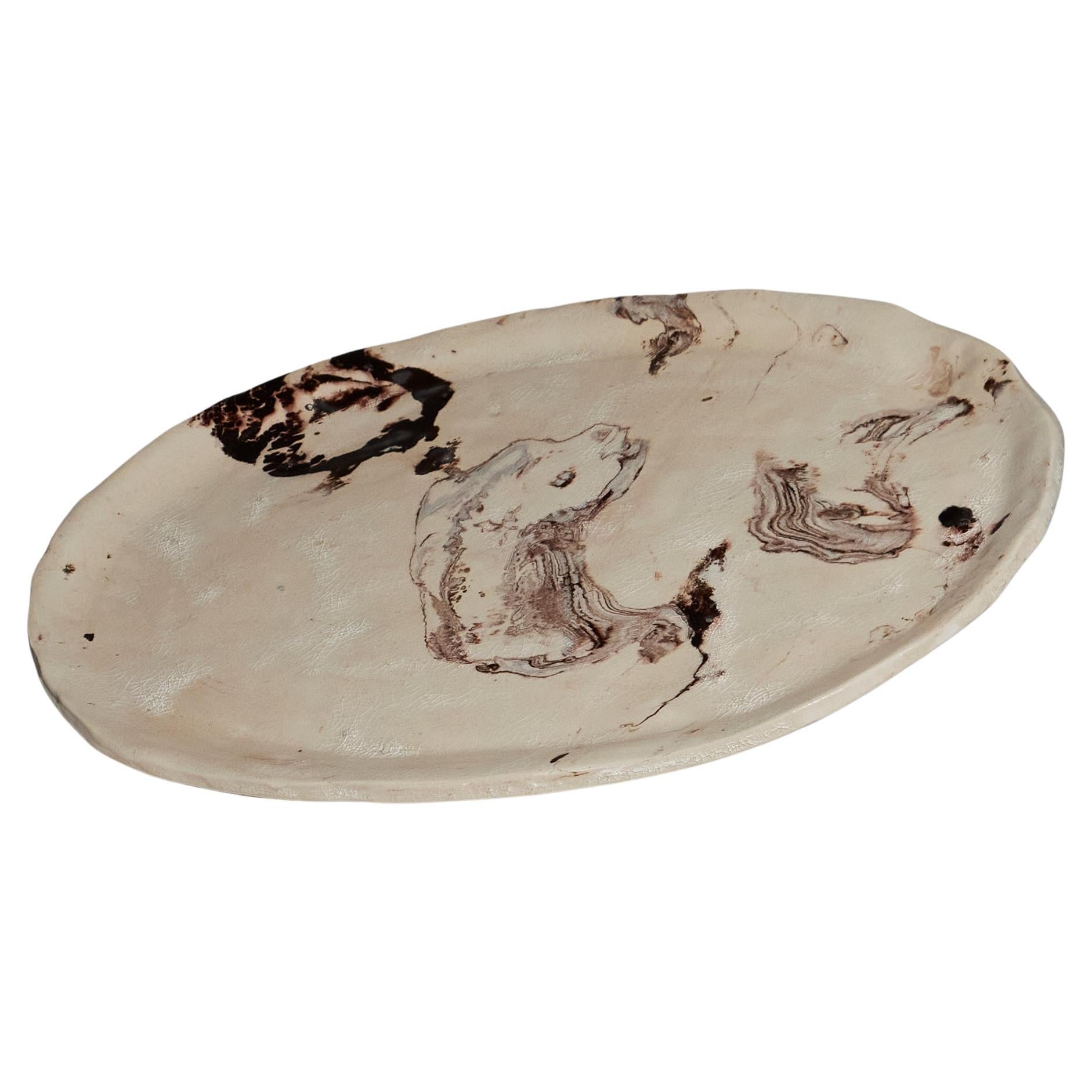 Plato de Cerámica Esmaltada