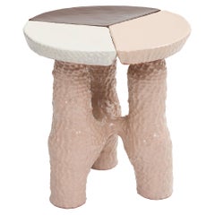 Glazed Ceramic Side Table by Sean Gerstley