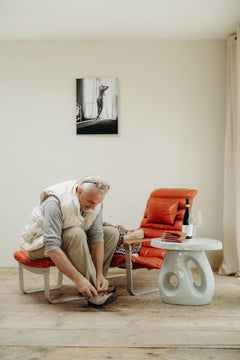 tavolino/tavolino in ceramica smaltata