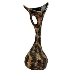 Vaso a forma di cavolfiore in ceramica smaltata di Società Anonima Marina Rep. San Marino 1959
