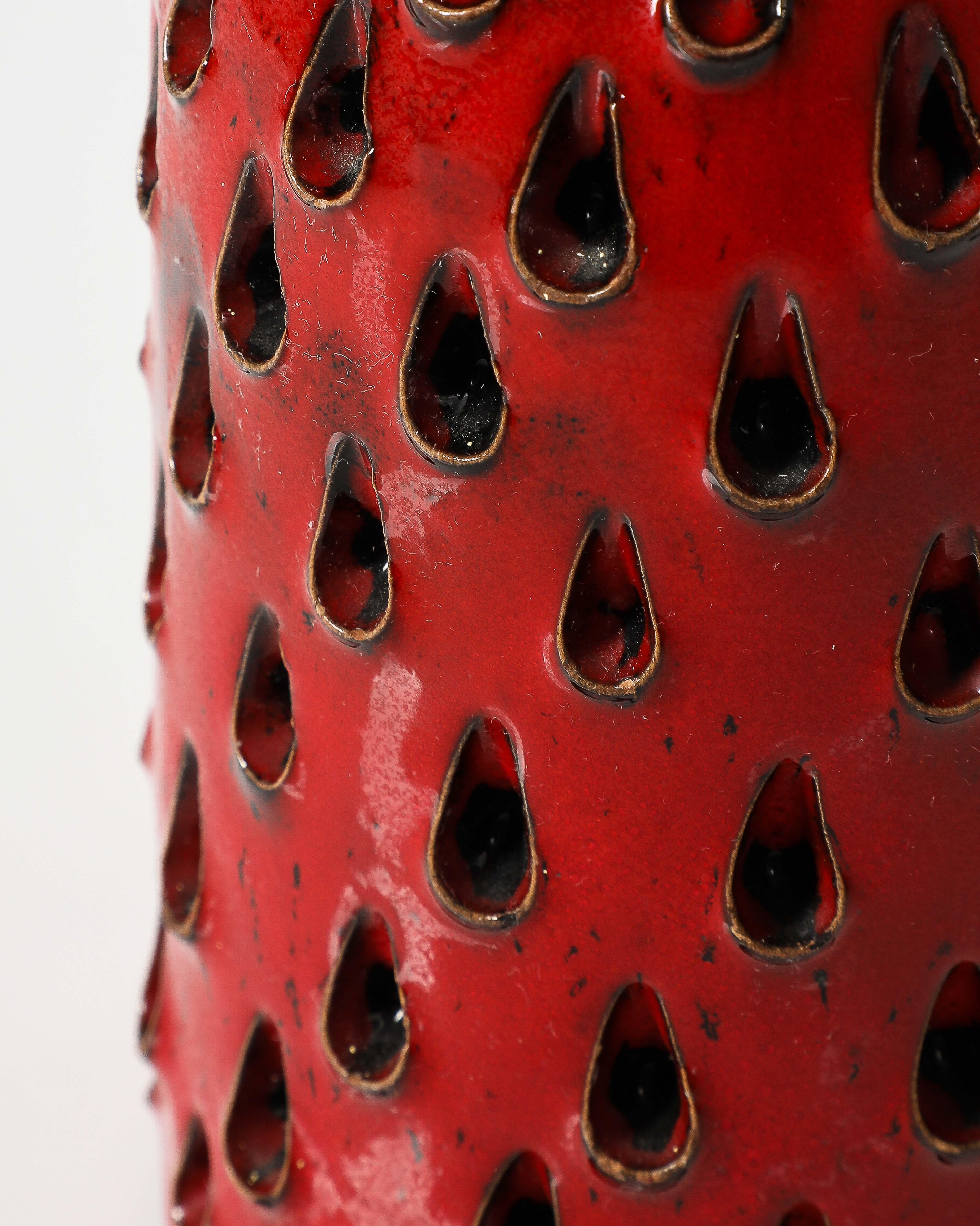 Glazed Ceramic Studio Vase by Fratelli Fanciulacci, Italy, c. 1960 8