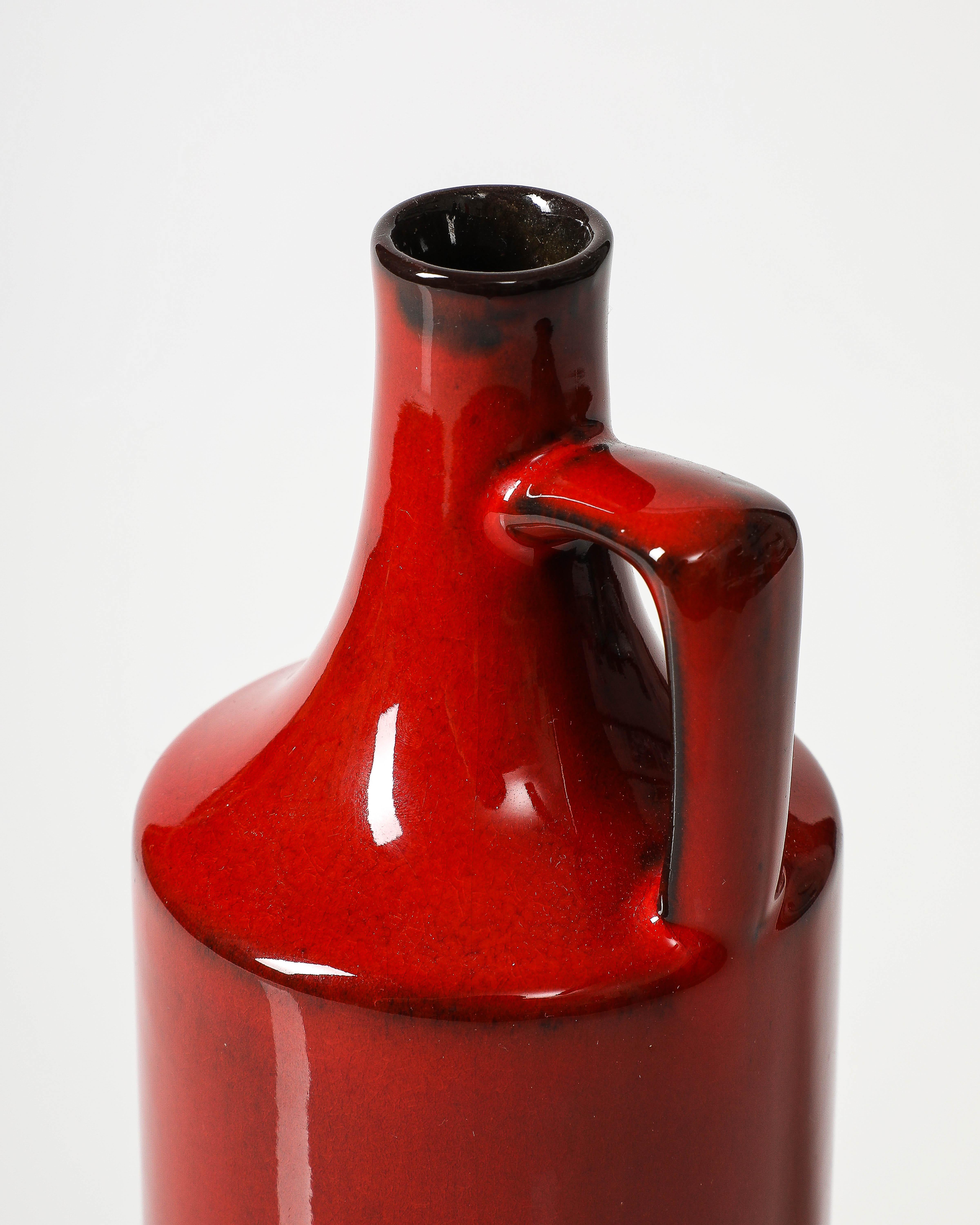 Vase Studio en céramique émaillée, Allemagne, c. 1950 en vente 3