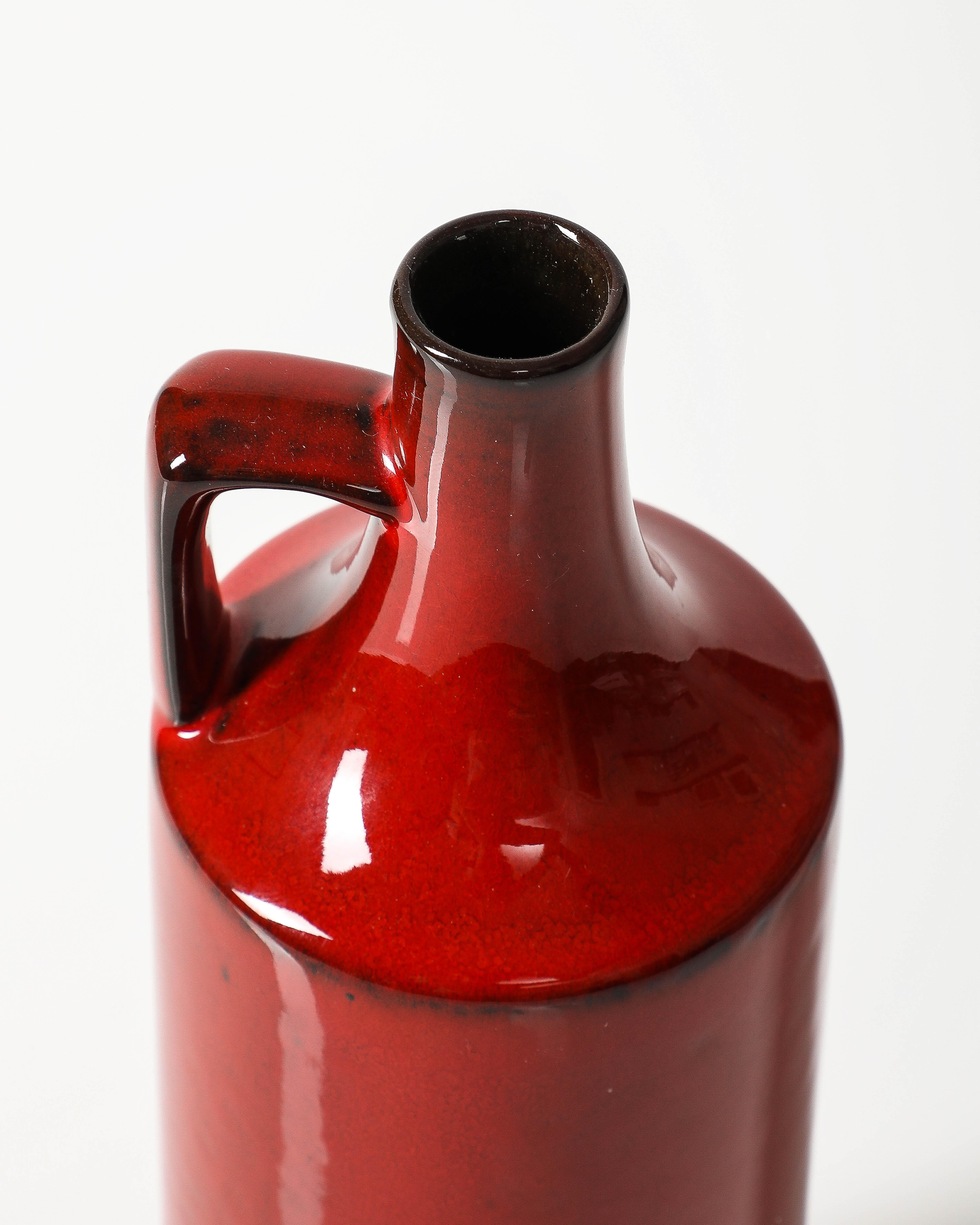 Vase Studio en céramique émaillée, Allemagne, c. 1950 en vente 4