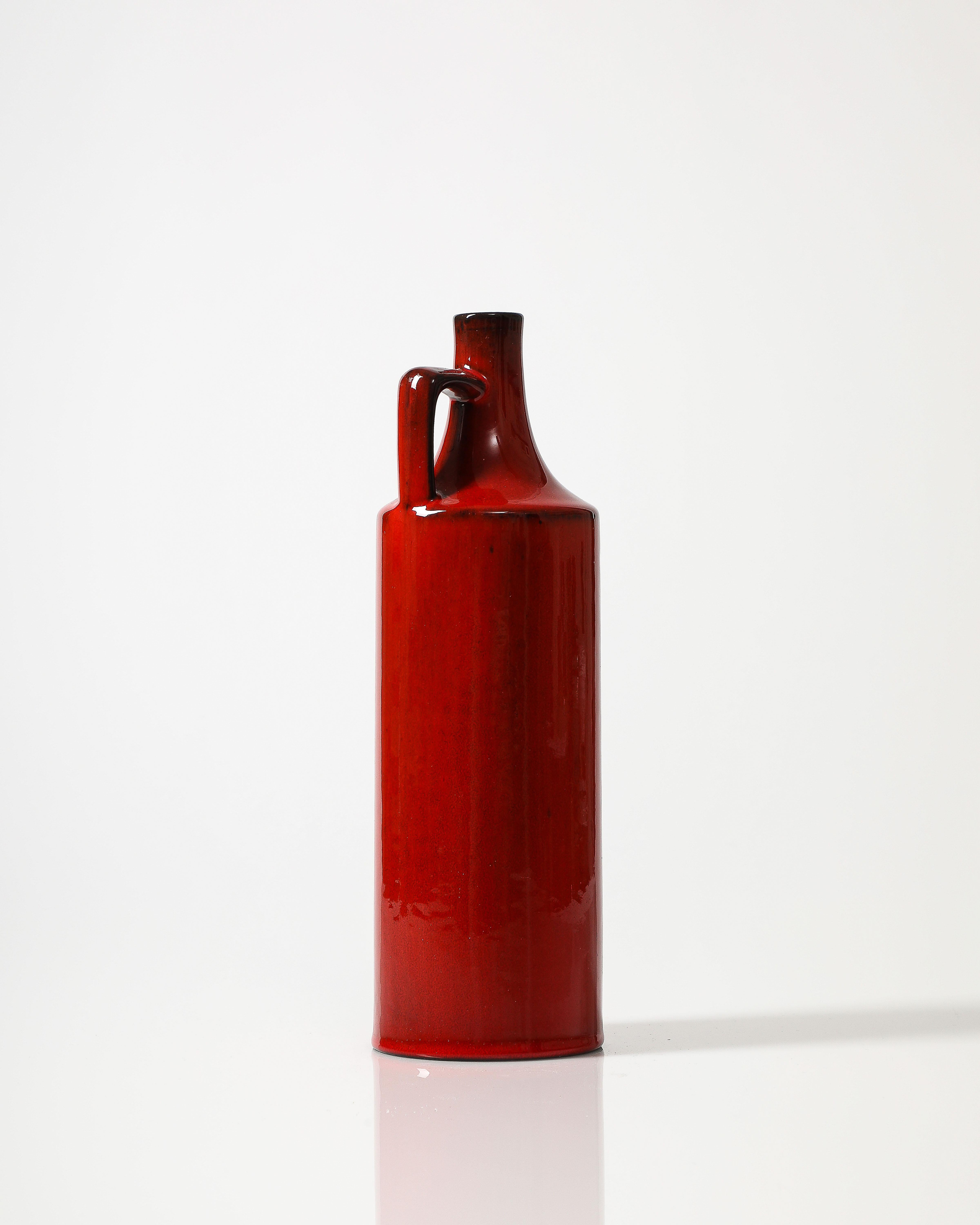 Vase Studio en céramique émaillée, Allemagne, c. 1950 en vente 1