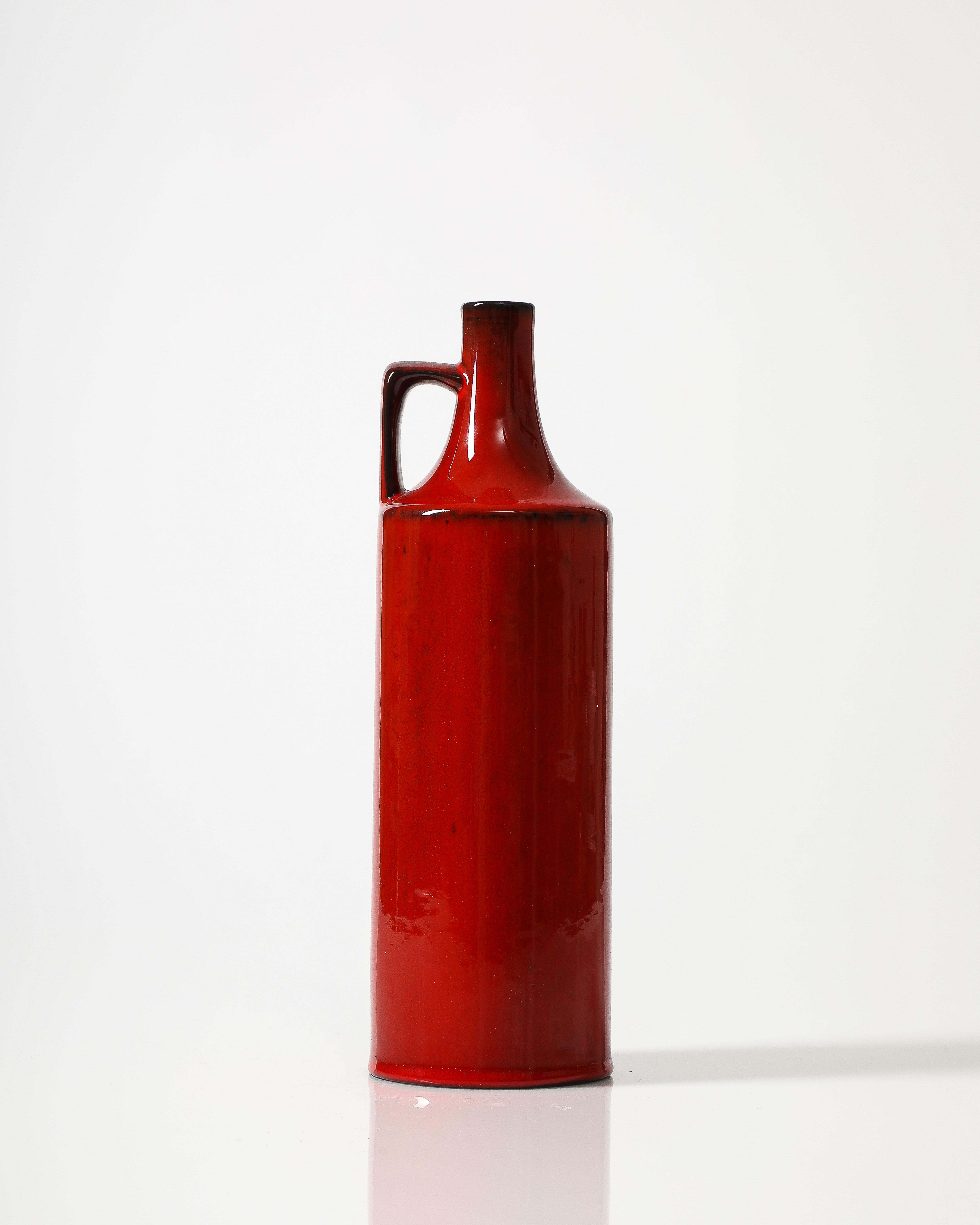Vase Studio en céramique émaillée, Allemagne, c. 1950 en vente 2