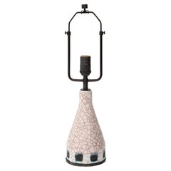 Lampada da tavolo in ceramica smaltata di Pieter Groeneveldt, Francia, 1960 ca.