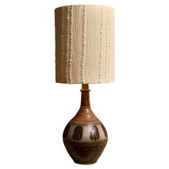 Lampada da tavolo in ceramica smaltata di André L'Helguen