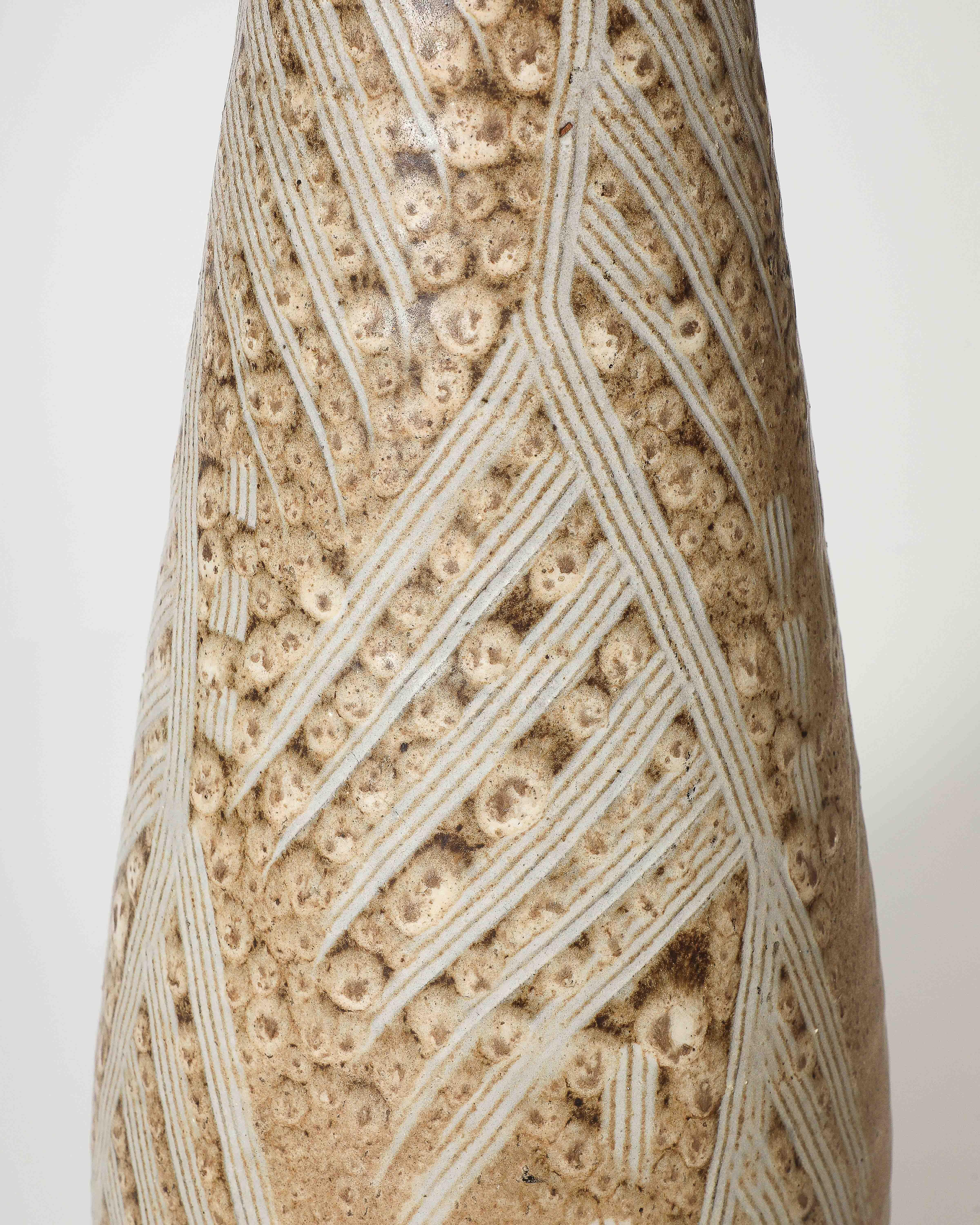 Glazed Ceramic Table Lamp by Design Technics, United States, c. 1960 For Sale 8