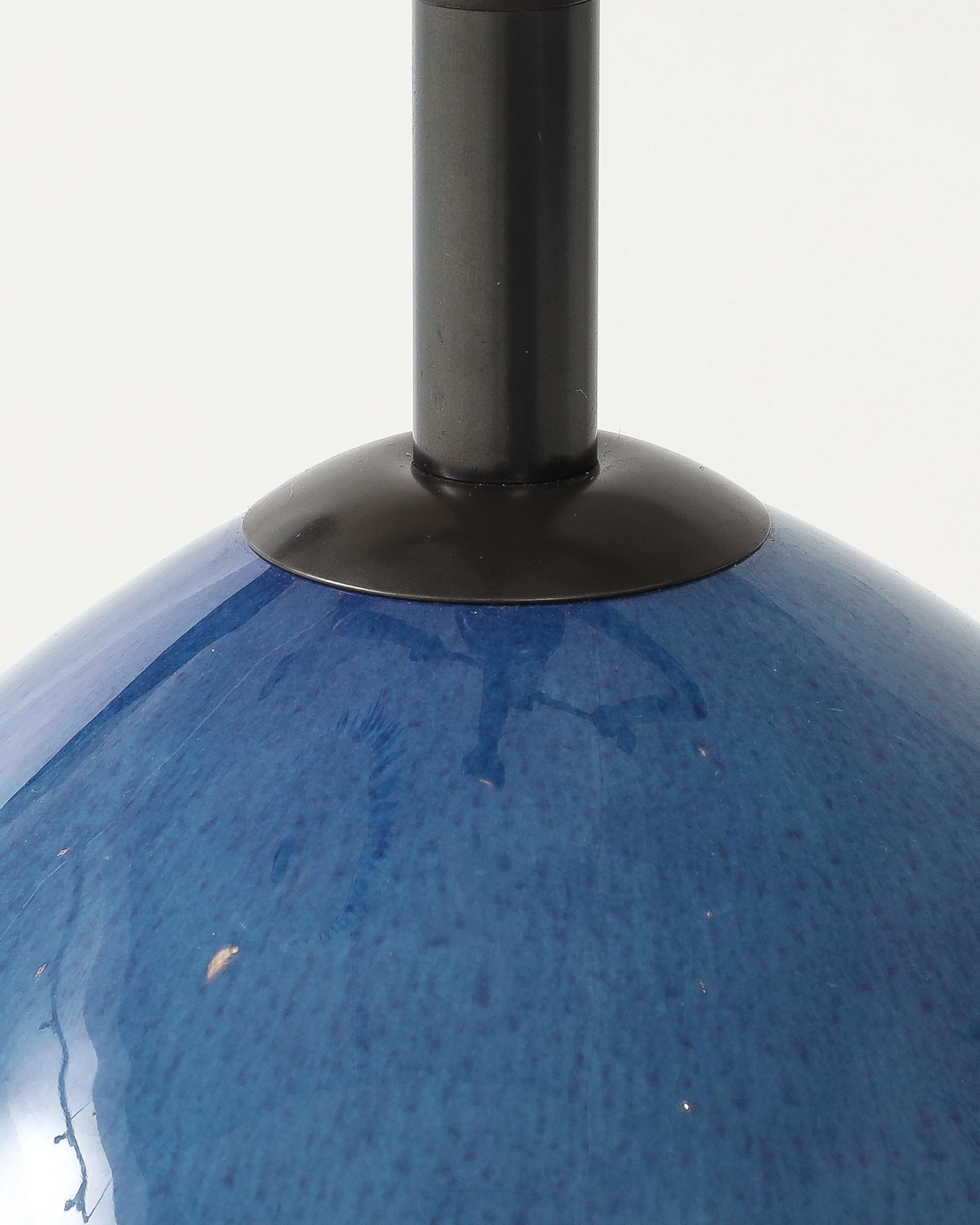 Glazed Ceramic Table Lamp by Gabriel Musarra, France, c. 1950 3