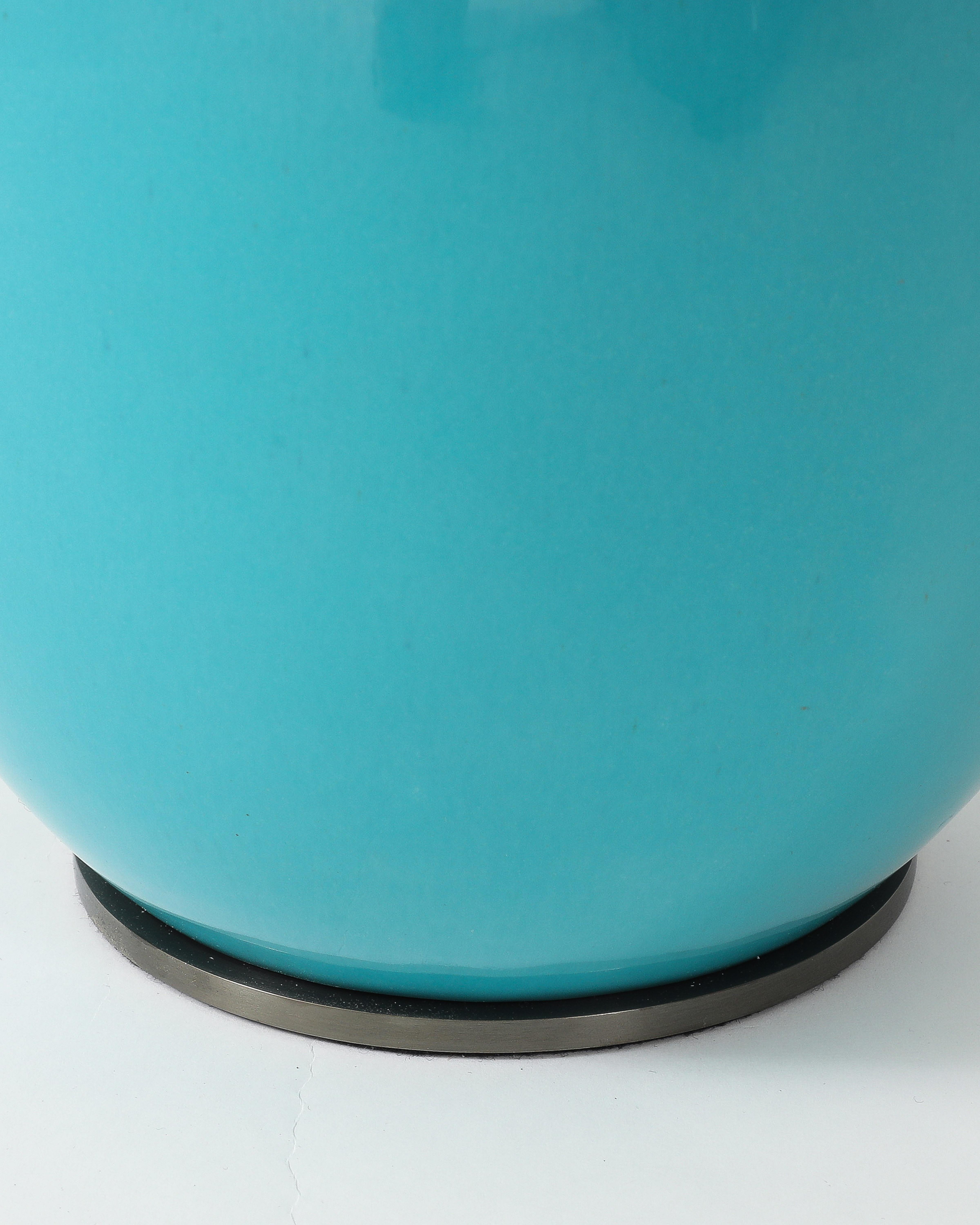 Glazed Ceramic Table Lamp by Gabriel Musarra, France, c. 1950 4