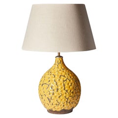 Glazed Ceramic Table Lamp by Keramos, France, c. 1940