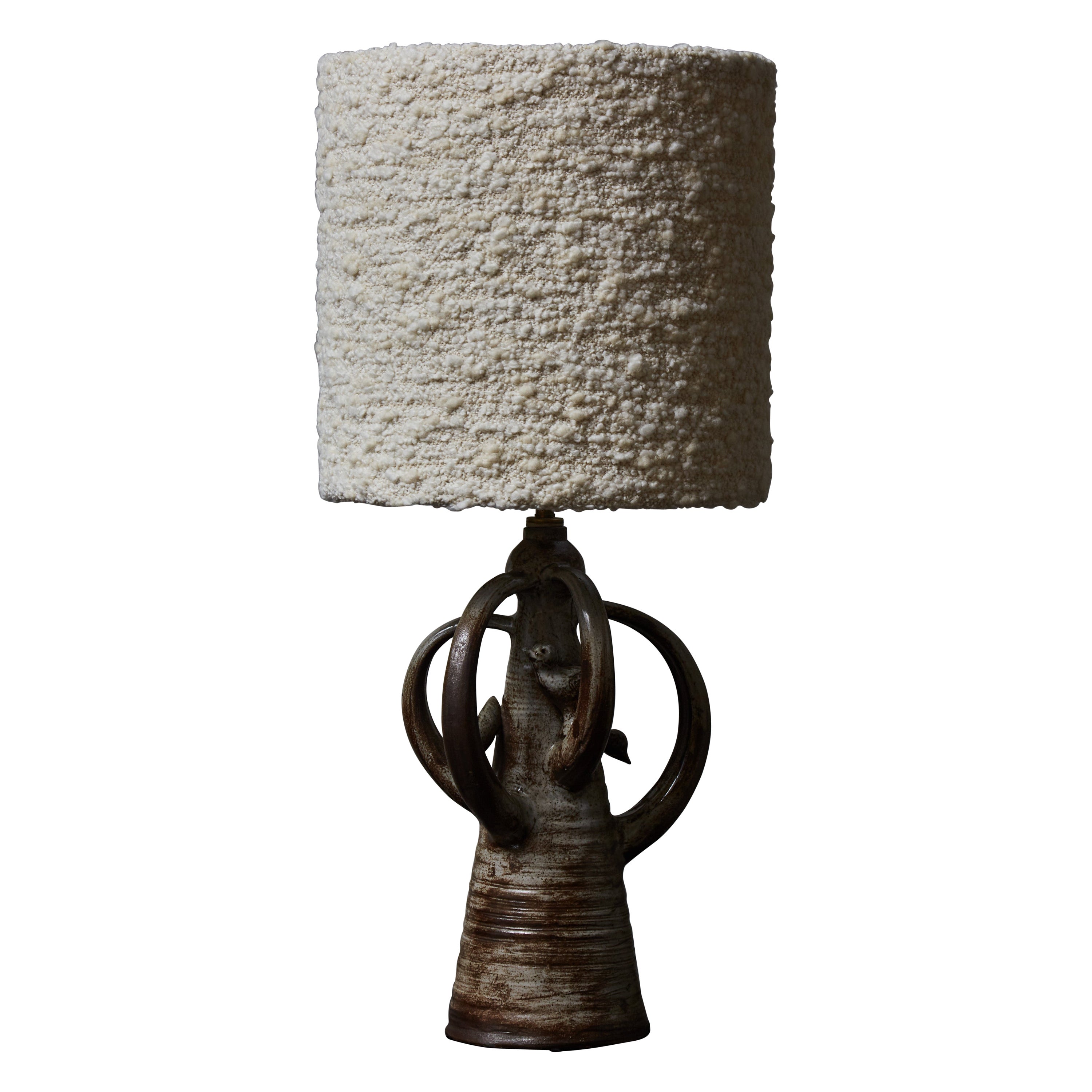 Glazed Ceramic Table Lamp by Pierlot