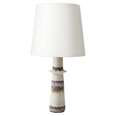 Glazed Ceramic Table Lamp, England, c. 1970