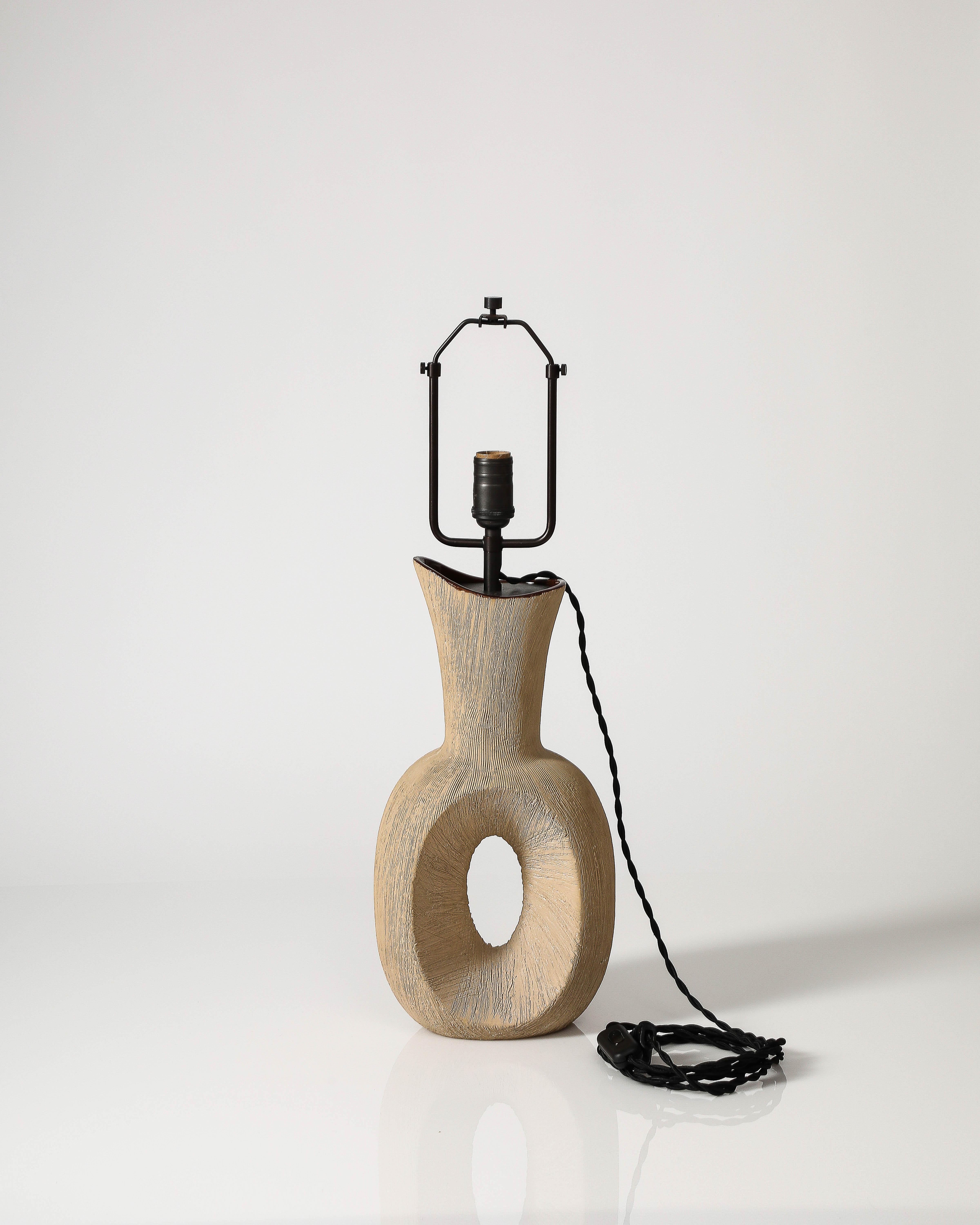 Glazed Ceramic Table Lamp 2