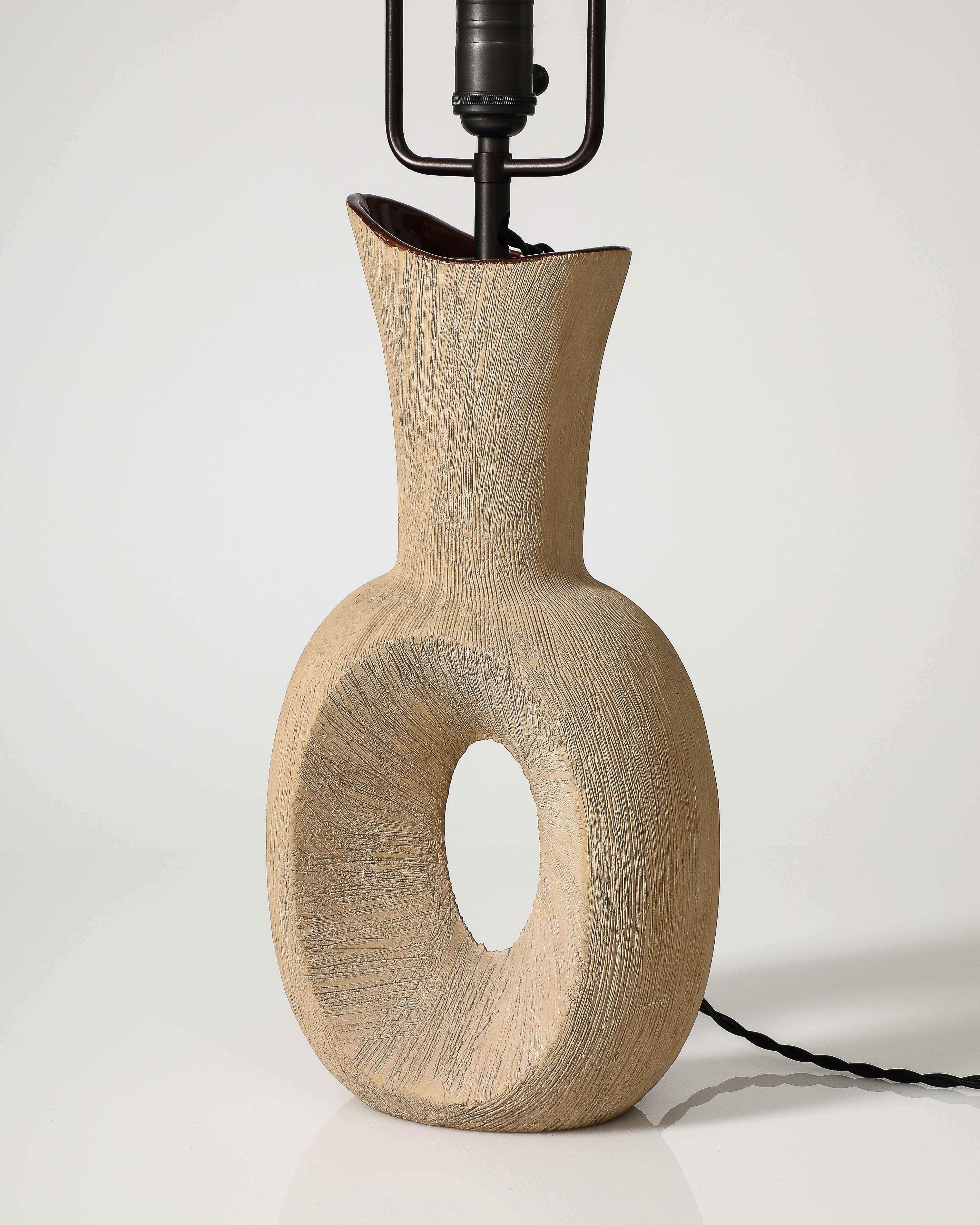 Glazed Ceramic Table Lamp 5
