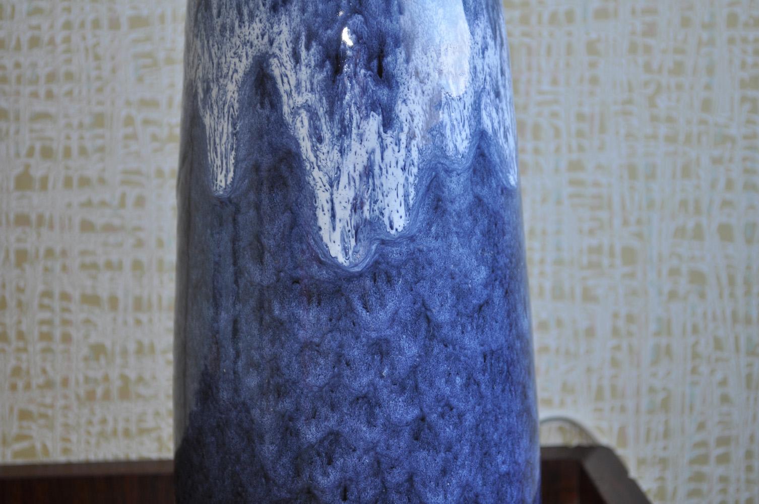 Glazed Ceramic Table Lamp from Valholm, Denmark For Sale 2
