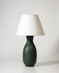Glazed Ceramic Table Lamp, Italy, c. 1960