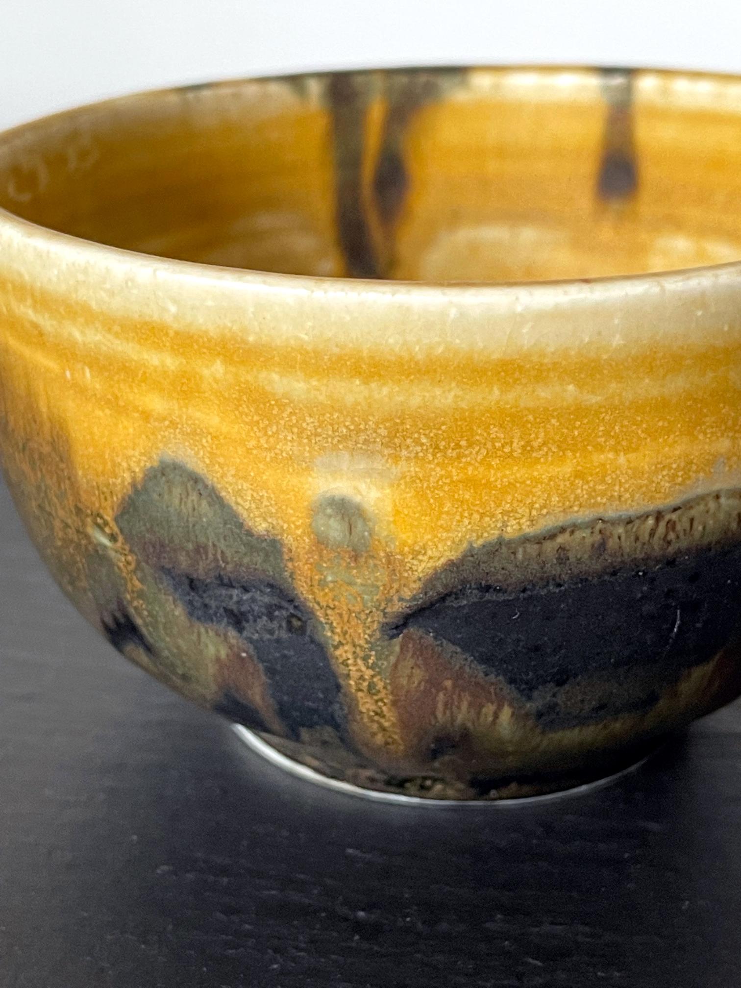 Glazed Ceramic Tea Bowl by Toshiko Takaezu 5