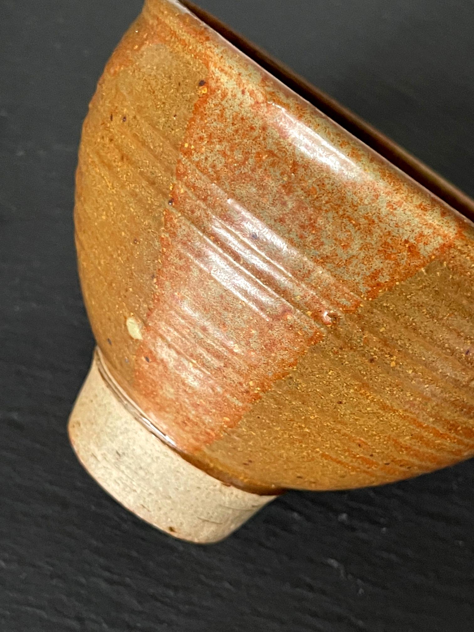 Glazed Ceramic Tea Bowl by Toshiko Takaezu 7