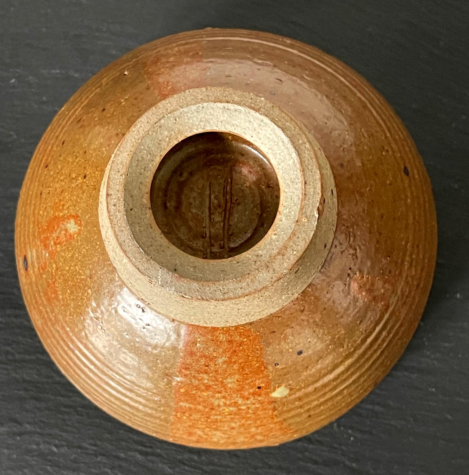 Glazed Ceramic Tea Bowl by Toshiko Takaezu 8