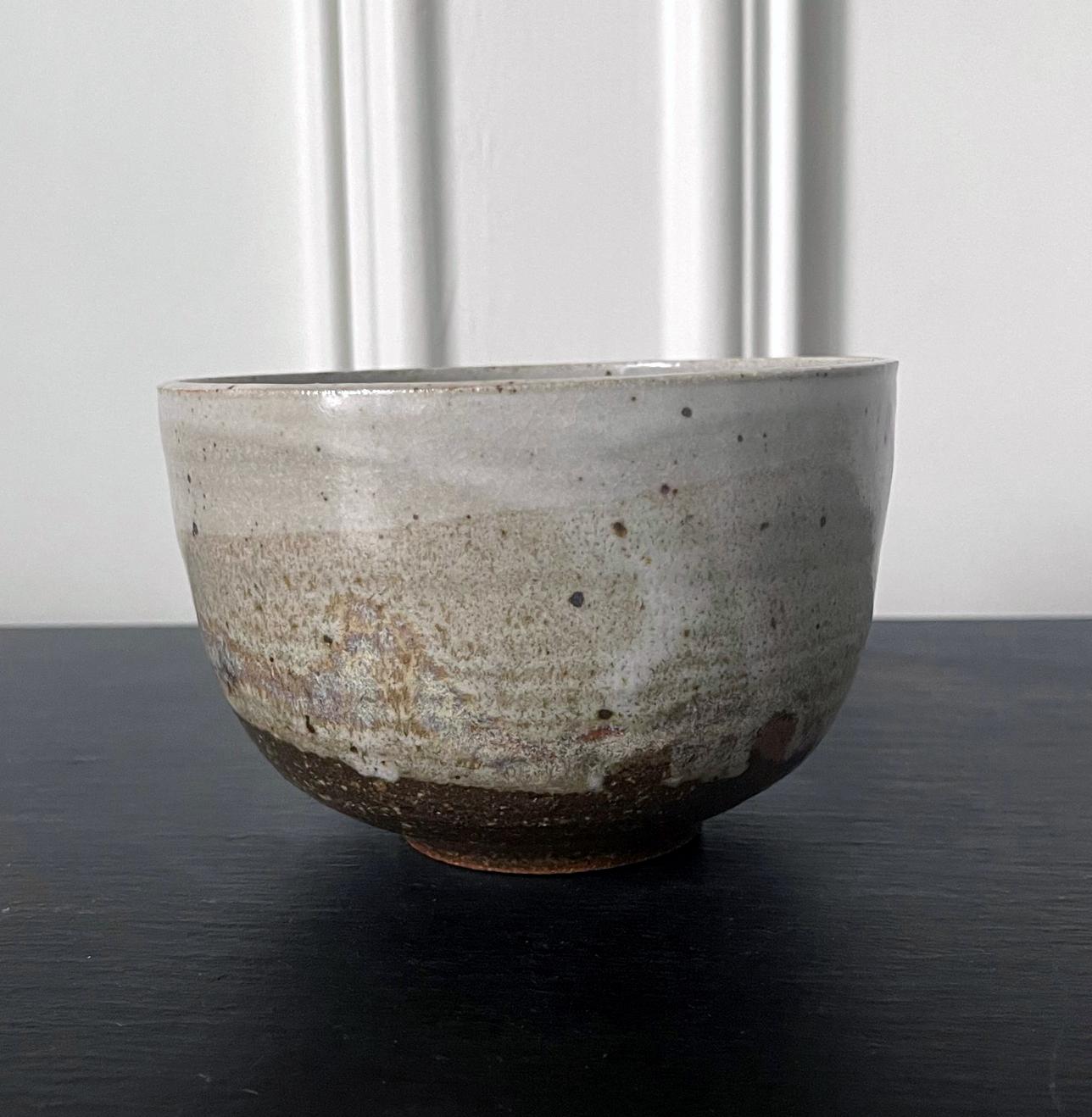 Glasierte Keramik-Teeschale von Toshiko Takaezu (Moderne) im Angebot