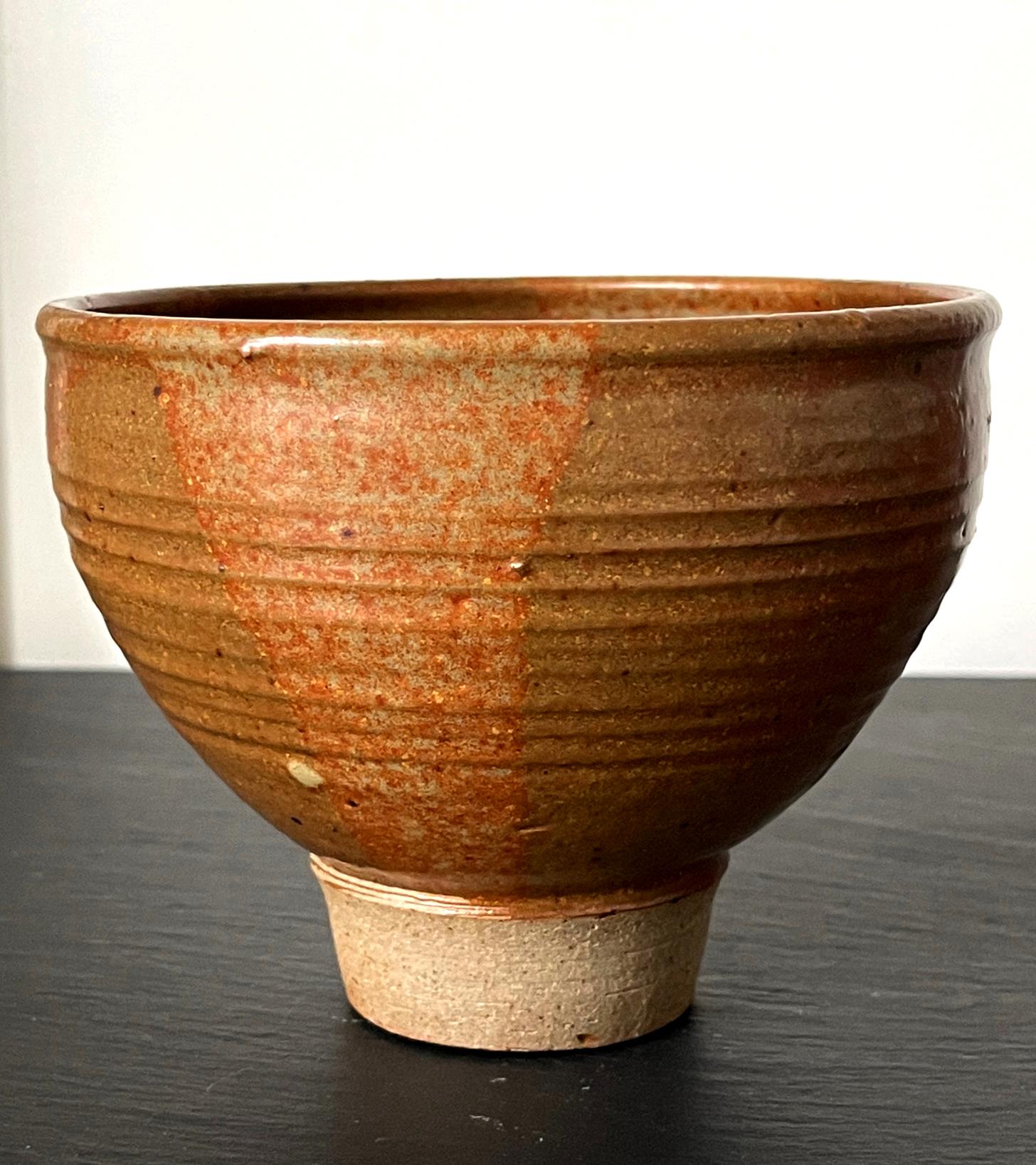 Glazed Ceramic Tea Bowl by Toshiko Takaezu In Good Condition In Atlanta, GA