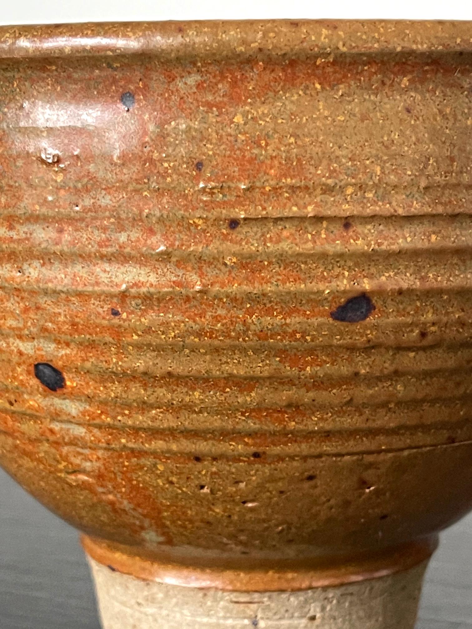Glazed Ceramic Tea Bowl by Toshiko Takaezu 2