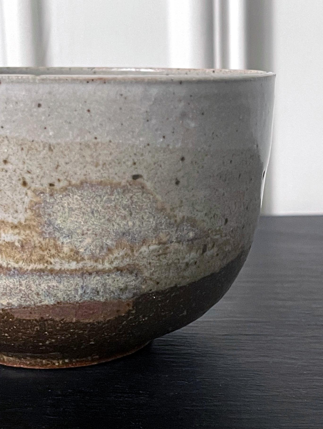 Glasierte Keramik-Teeschale von Toshiko Takaezu im Angebot 2