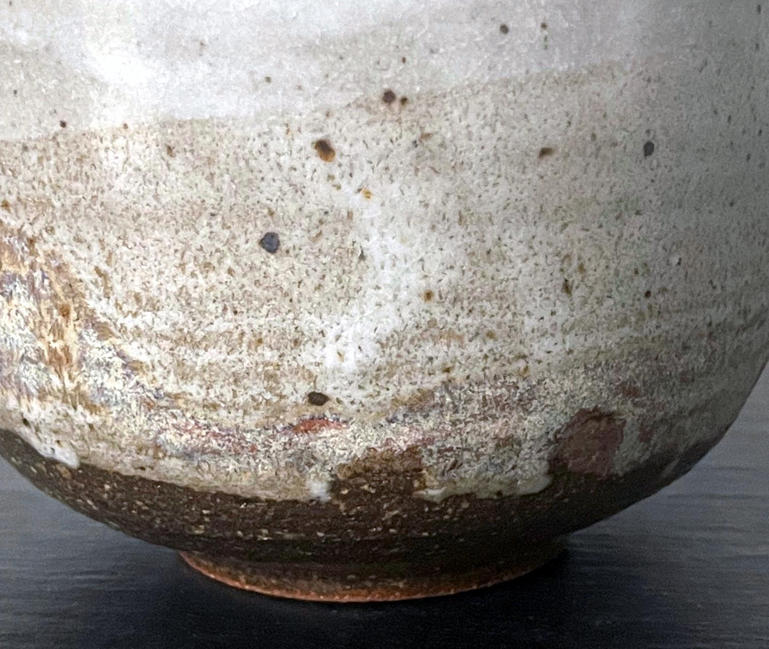 Glazed Ceramic Tea Bowl by Toshiko Takaezu For Sale 1