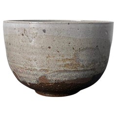 Vintage Glazed Ceramic Tea Bowl by Toshiko Takaezu