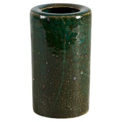 Glazed Ceramic Teal Vase, Marianne Westman for Rorstrand, Sweden, 1960s