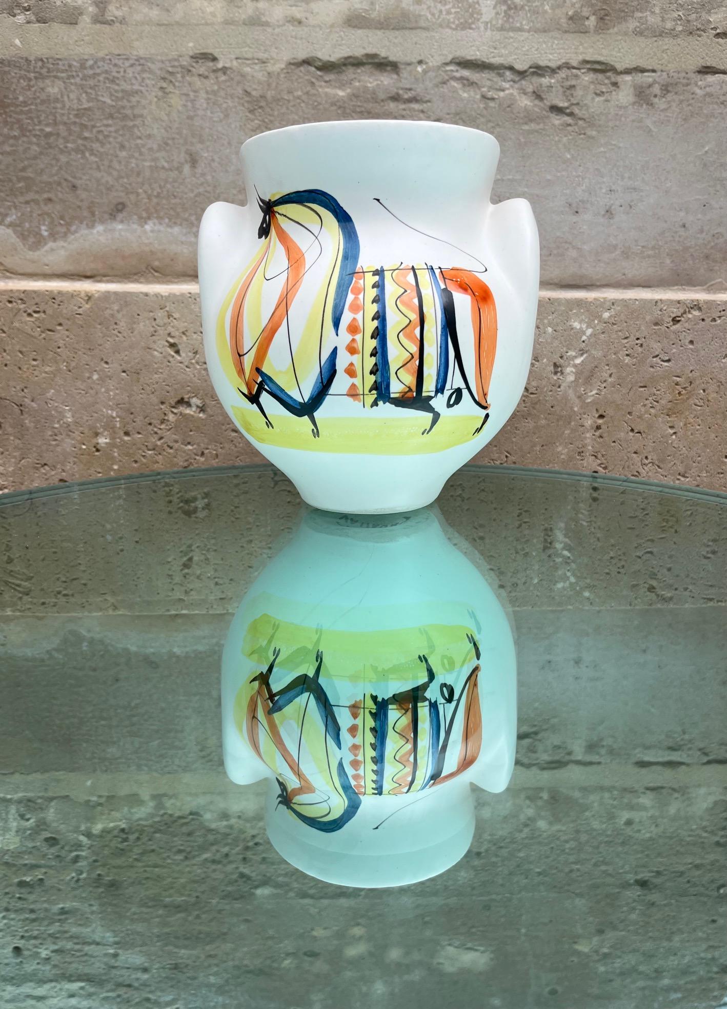 Vaso in ceramica smaltata 