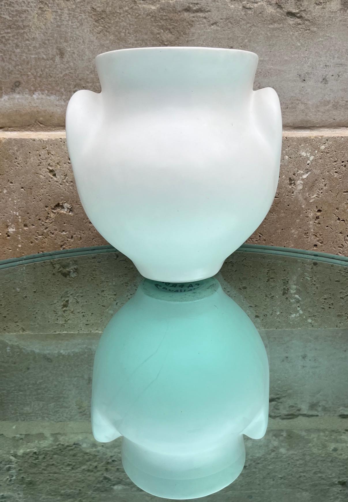 Francese Vaso in ceramica smaltata 