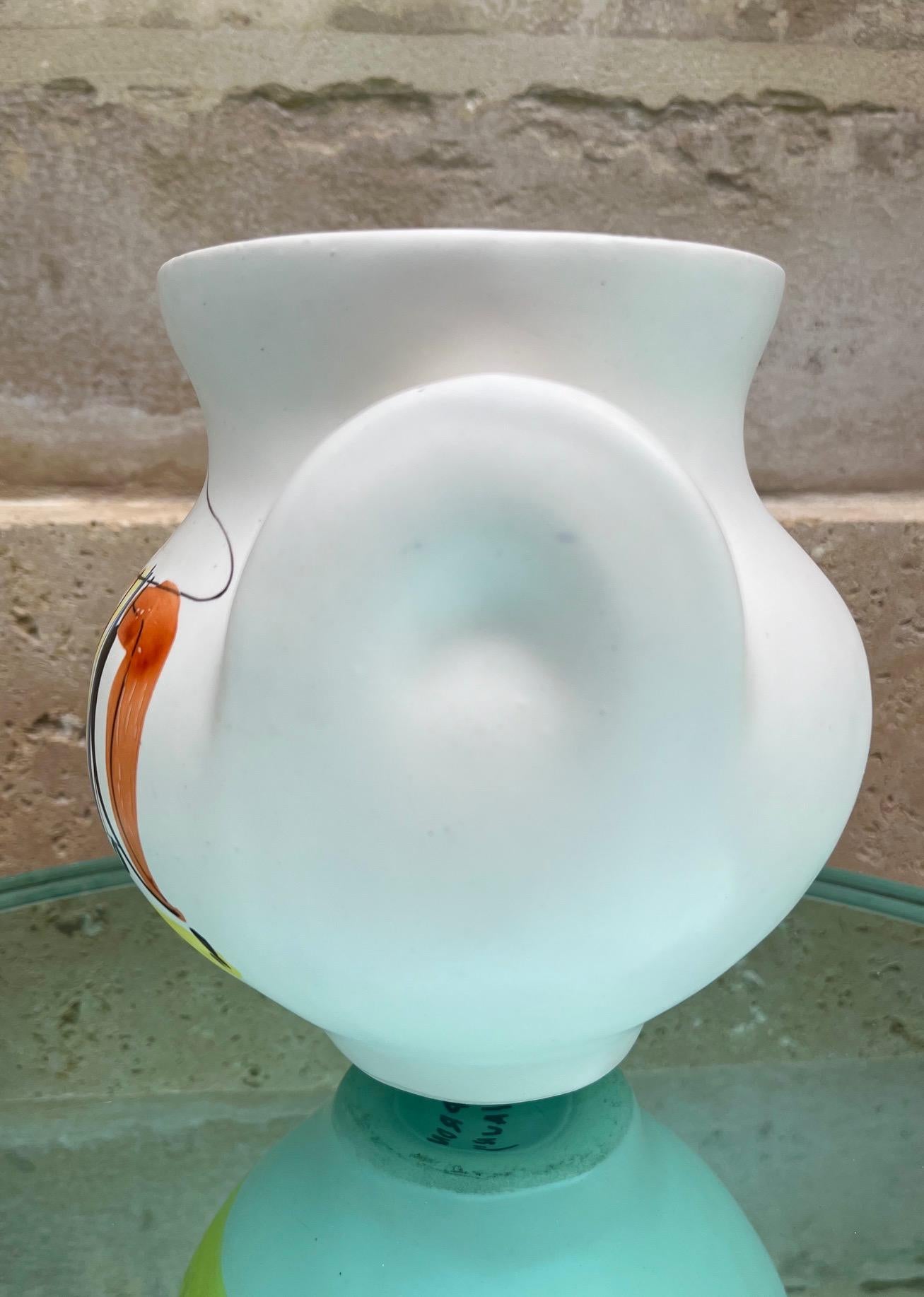 Vaso in ceramica smaltata 