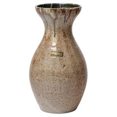 Glazed ceramic vase by Accolay, circa 1970.