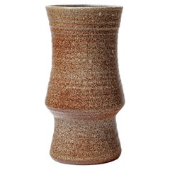 Glazed ceramic vase by Accolay, circa 1970.