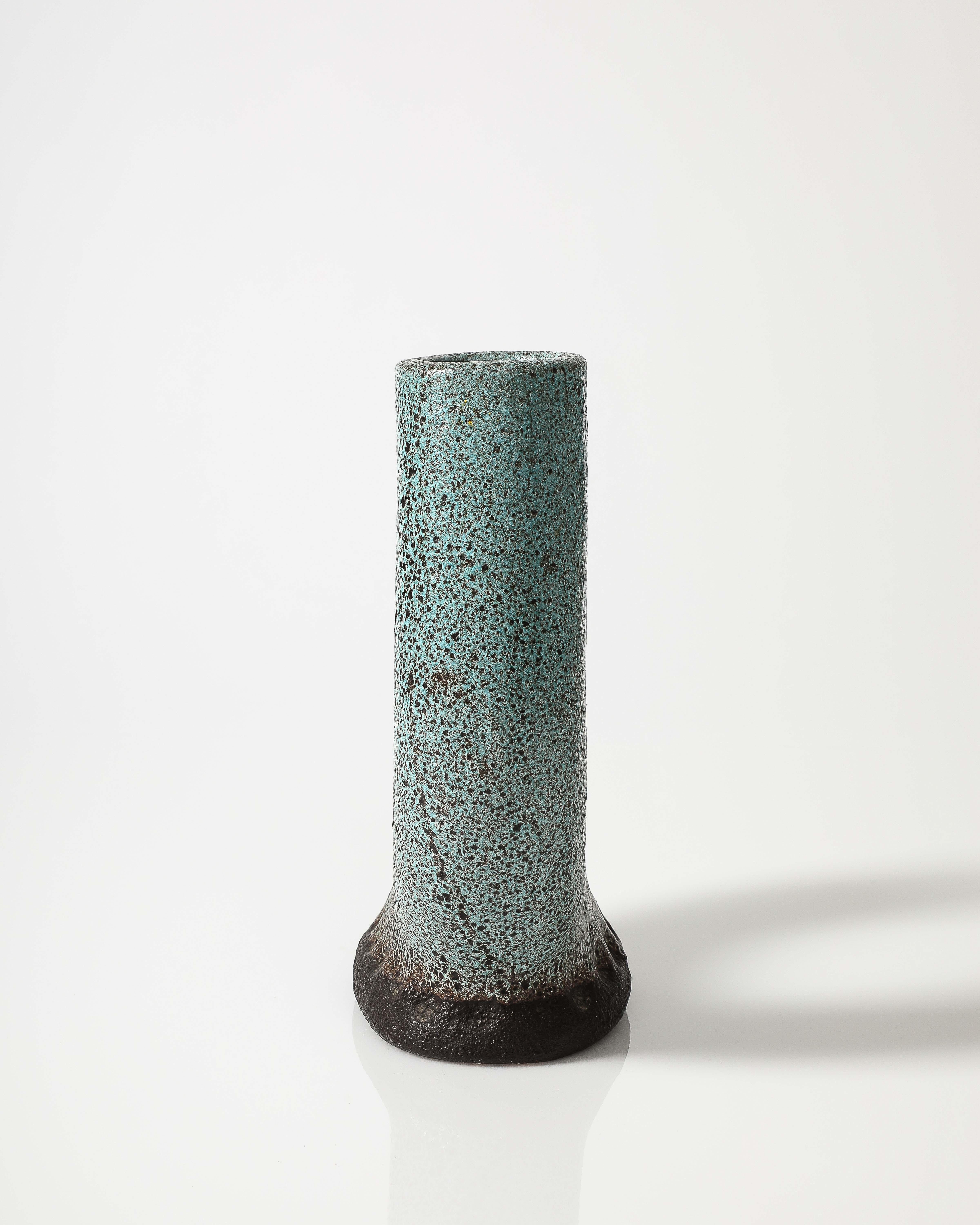 Vase en céramique émaillée, par Accolay, France, vers 1960 en vente 5