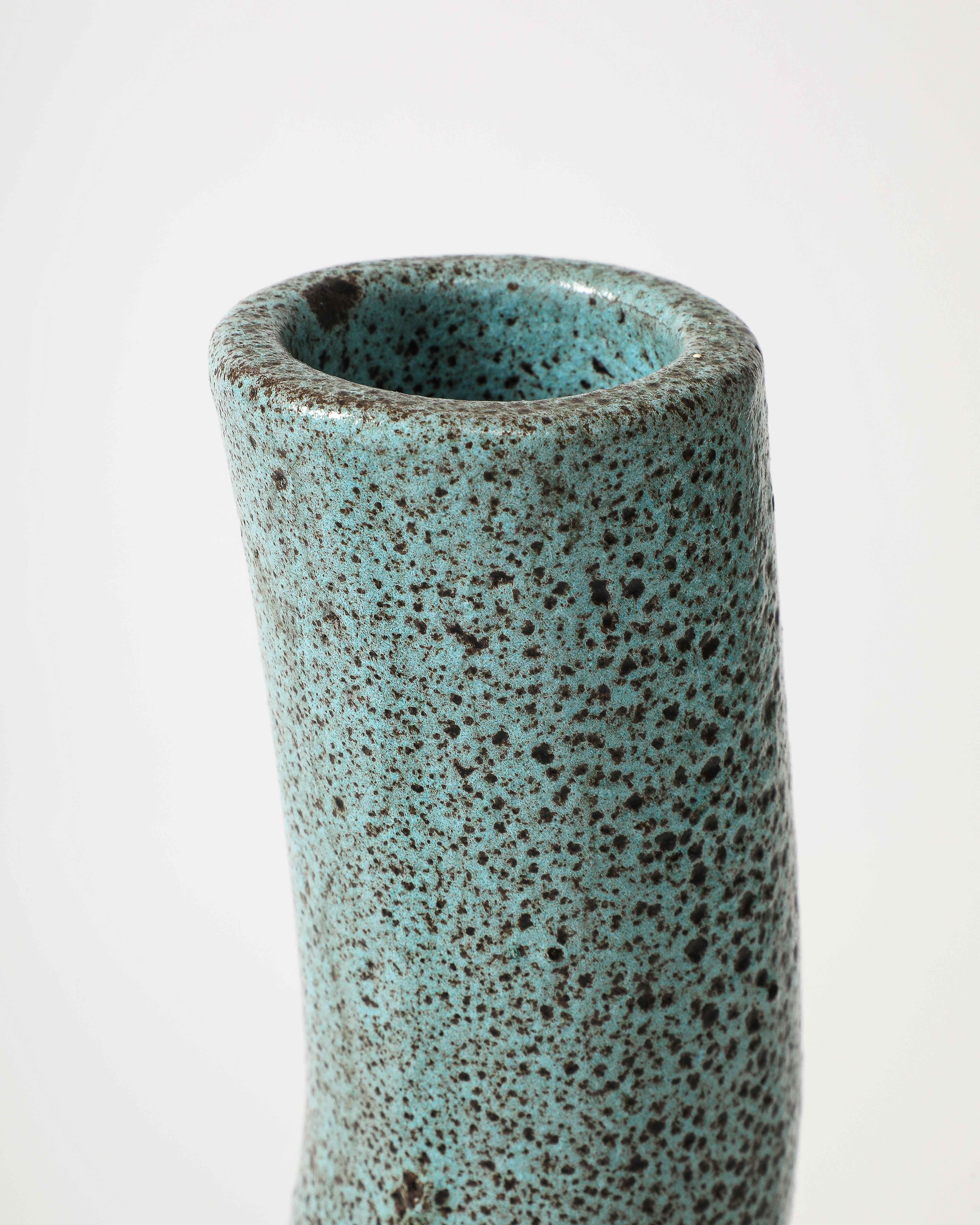 Vase en céramique émaillée, par Accolay, France, vers 1960 en vente 10
