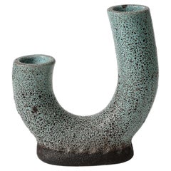 Glazed Ceramic Vase, by Accolay, France, c. 1960