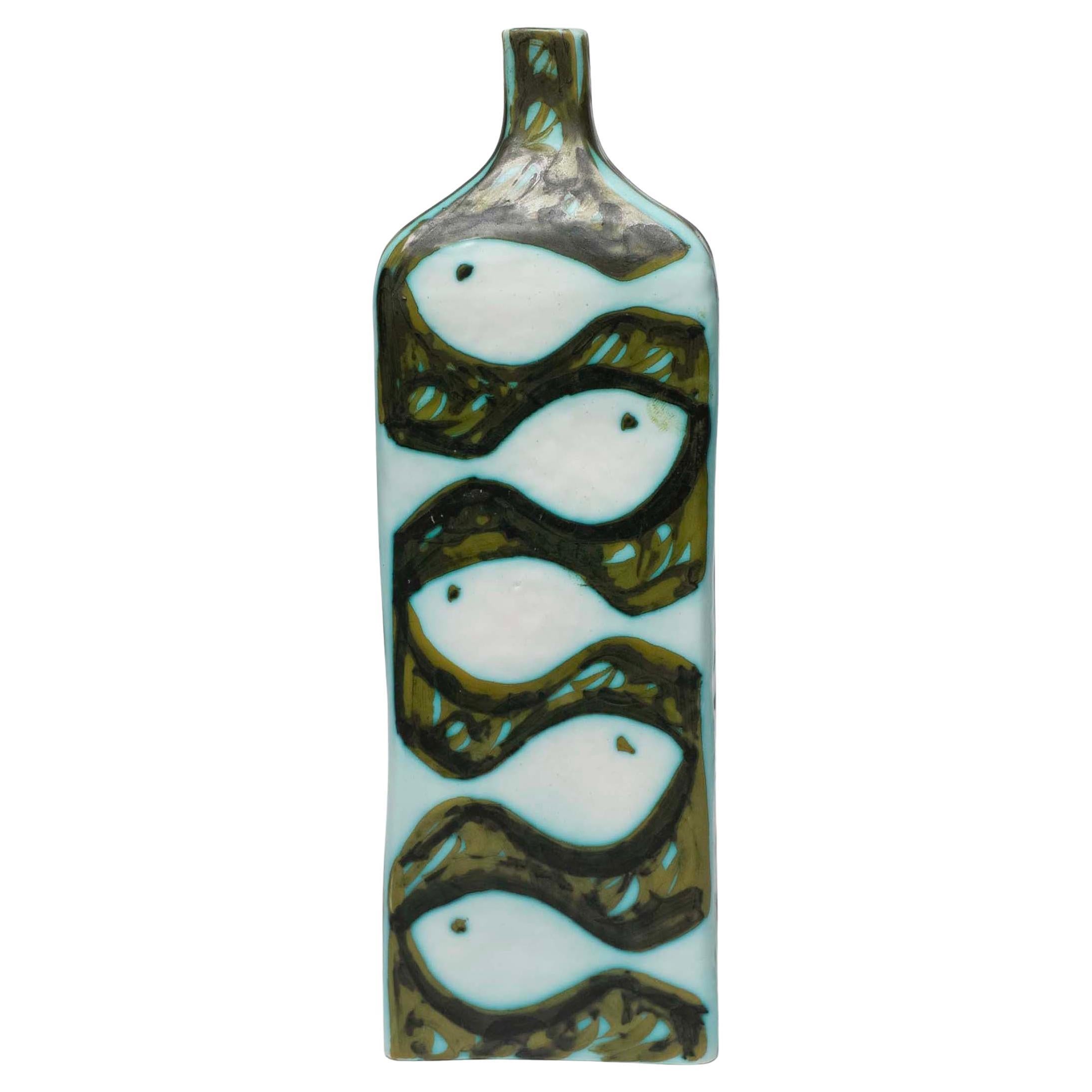Glazed Ceramic Vase by Alessio Tasca for Raymor, Italy, c. 1960 For Sale