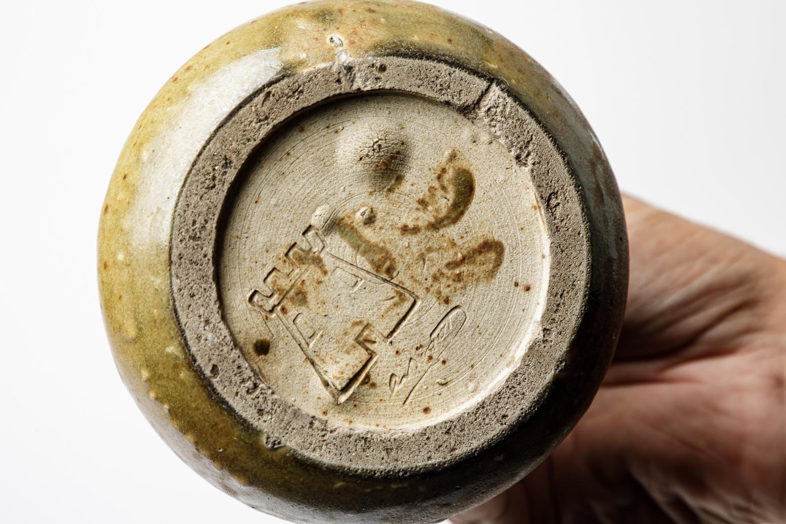 Glazed ceramic vase by Alexandre Bigot, circa 1920. In Excellent Condition For Sale In Saint-Ouen, FR